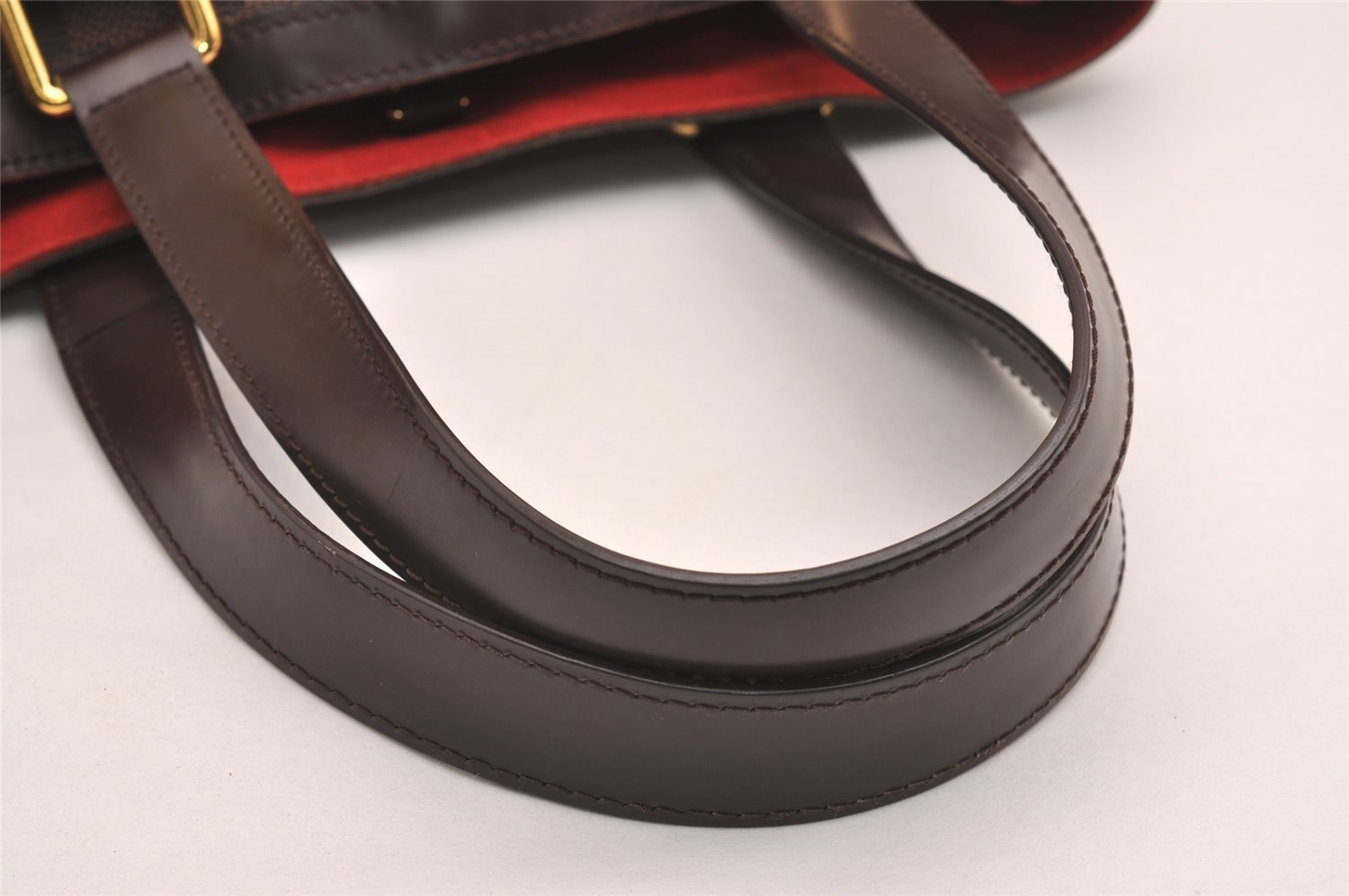 Authentic Louis Vuitton Damier Hampstead PM Shoulder Tote Bag N51205 LV 3932J