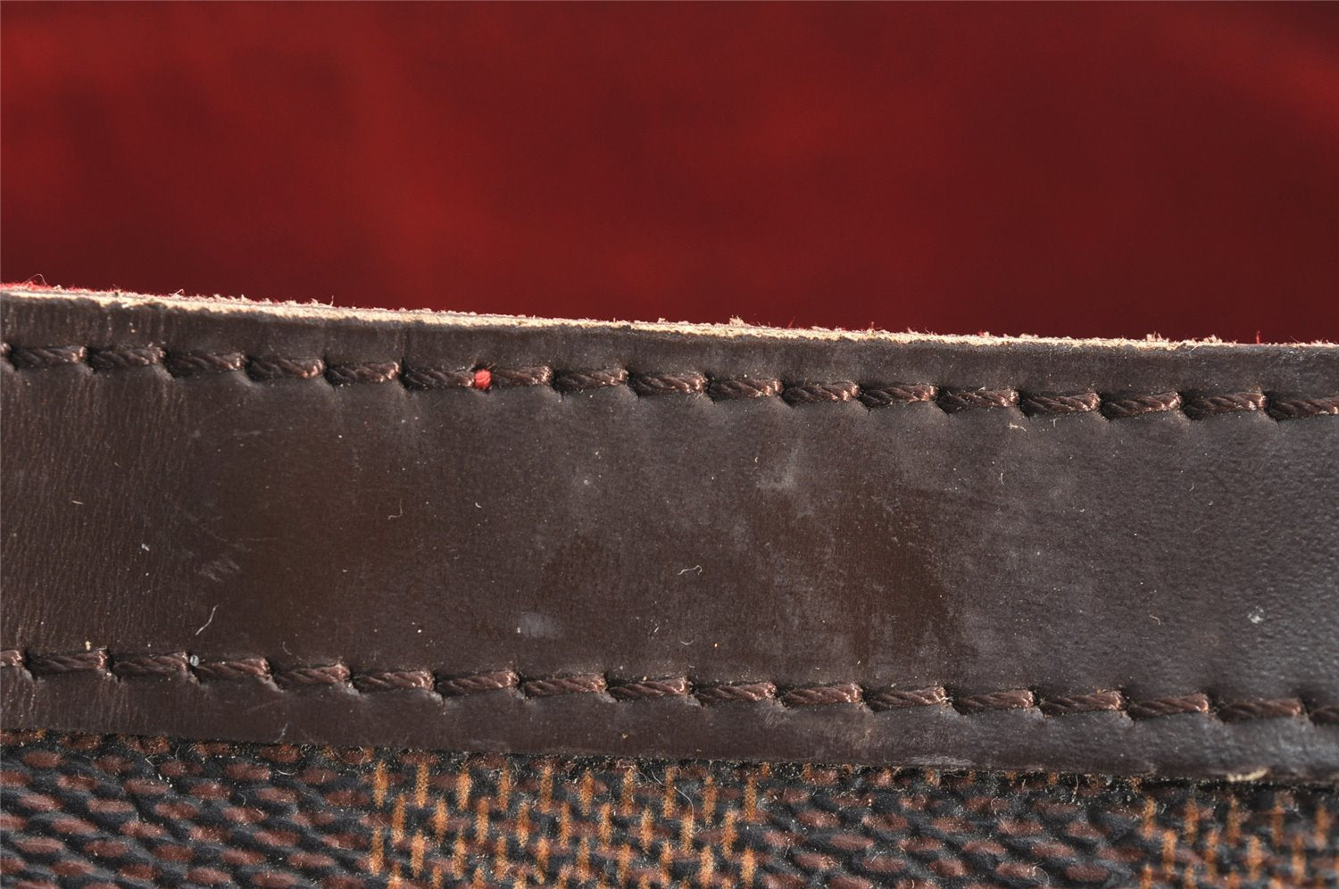 Authentic Louis Vuitton Damier Hampstead PM Shoulder Tote Bag N51205 LV 3932J