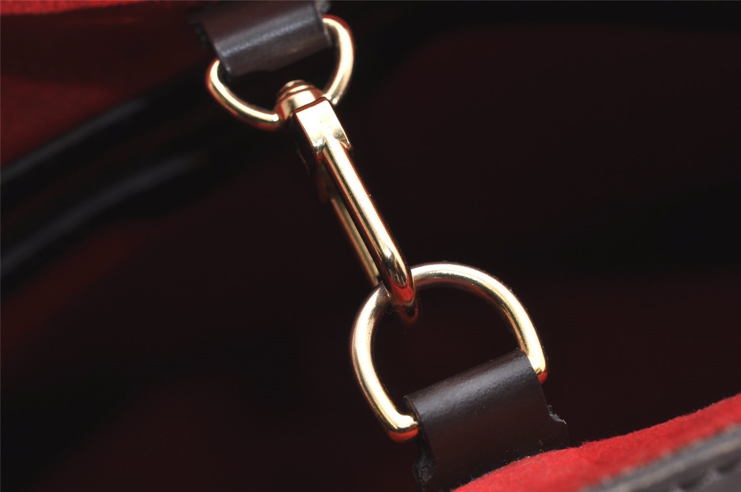 Authentic Louis Vuitton Damier Hampstead PM Shoulder Tote Bag N51205 LV 3932J