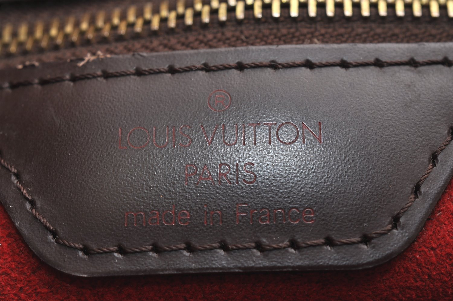 Authentic Louis Vuitton Damier Hampstead PM Shoulder Tote Bag N51205 LV 3932J