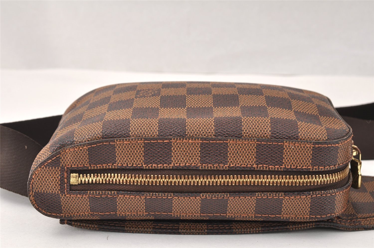 Authentic Louis Vuitton Damier Geronimos Waist Body Bag N51994 LV 3932K