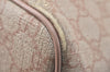 Authentic GUCCI Vintage 2Way Shoulder Tote Bag GG PVC Leather 353440 Beige 3933K