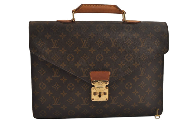 Authentic Louis Vuitton Monogram Serviette Conseiller Briefcase M53331 LV 3934J