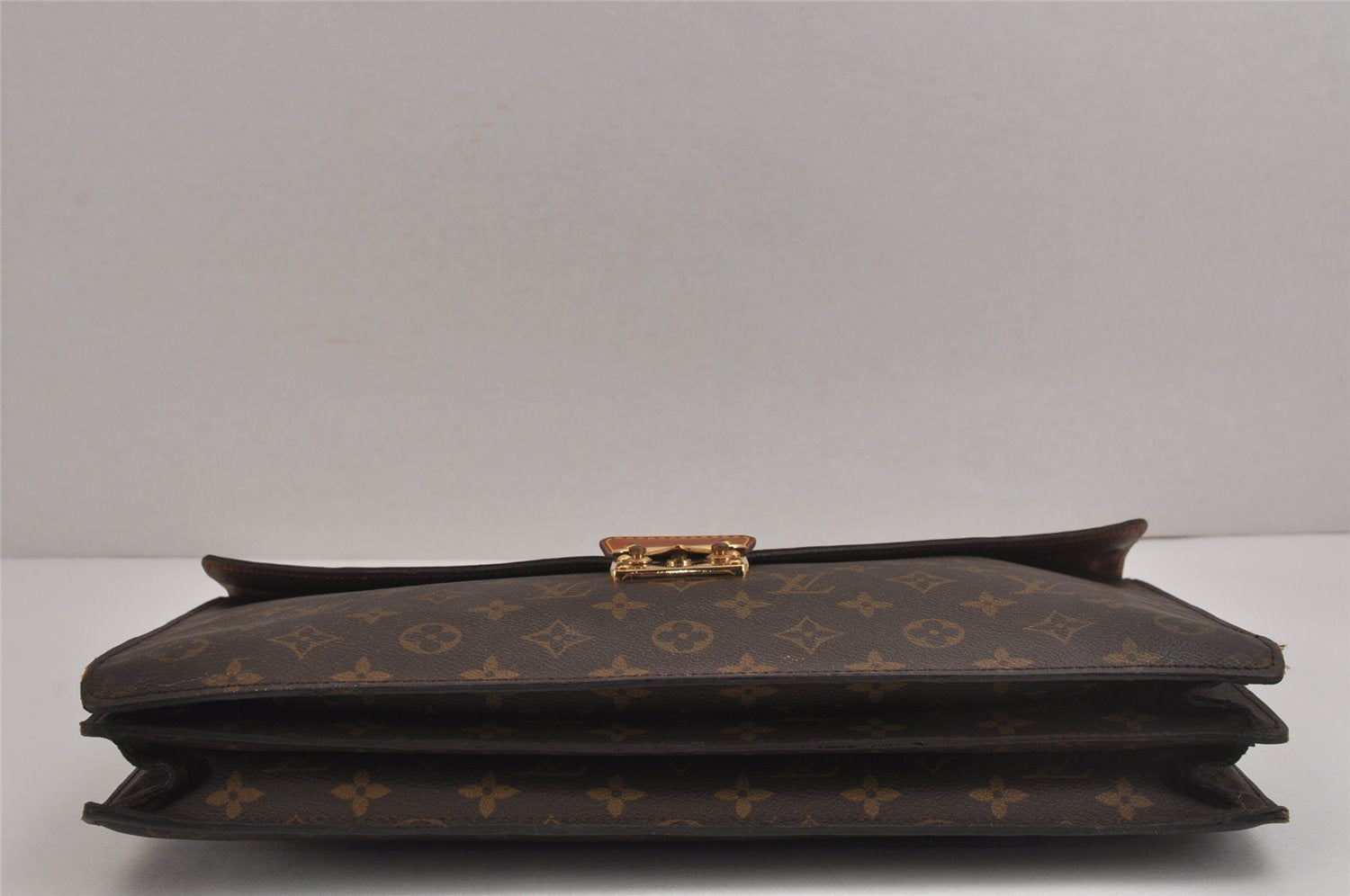 Authentic Louis Vuitton Monogram Serviette Conseiller Briefcase M53331 LV 3934J