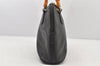 Authentic GUCCI Bamboo 2Way Shoulder Hand Bag Purse Leather Black Junk 3934K