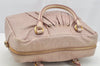 Authentic MIU MIU Vintage Leather 2Way Shoulder Hand Bag Purse Pink 3935I