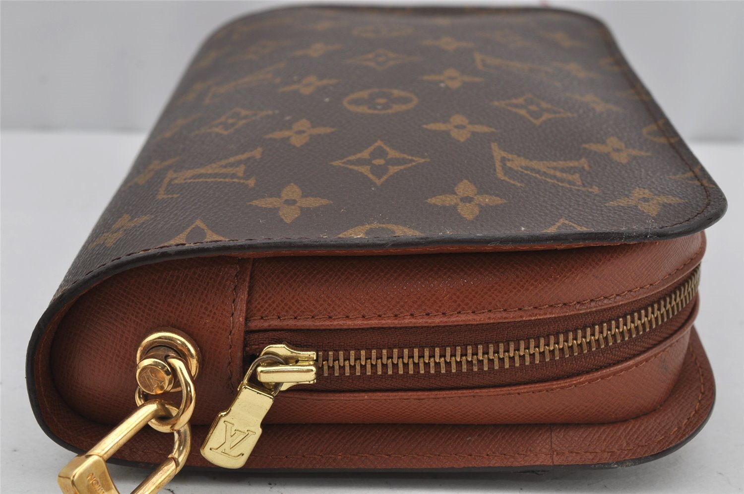 Authentic Louis Vuitton Monogram Orsay Clutch Hand Bag Purse M51790 LV 3935J