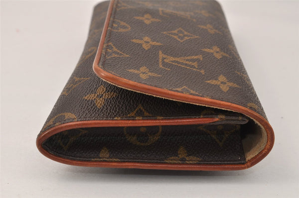 Authentic Louis Vuitton Monogram Pochette Twin GM Shoulder Bag M51852 LV 3935K