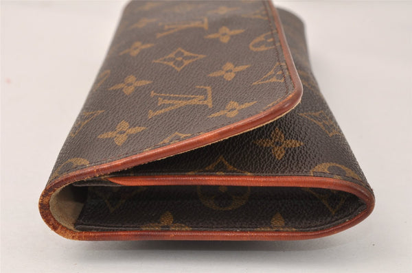 Authentic Louis Vuitton Monogram Pochette Twin GM Shoulder Bag M51852 LV 3935K