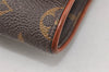 Authentic Louis Vuitton Monogram Pochette Twin GM Shoulder Bag M51852 LV 3935K
