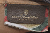 Authentic GUCCI Web Sherry Line Clutch Hand Bag Purse GG PVC Leather Brown 3936I