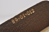 Authentic GUCCI Web Sherry Line Clutch Hand Bag Purse GG PVC Leather Brown 3936I