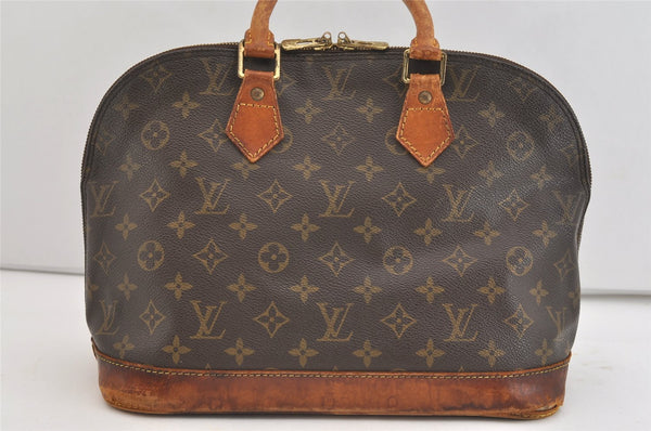 Authentic Louis Vuitton Monogram Alma Hand Bag Purse M51130 LV 3936J