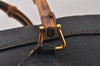 Authentic GUCCI Bamboo 2way Hand Shoulder Bag Leather Black Junk 3936K