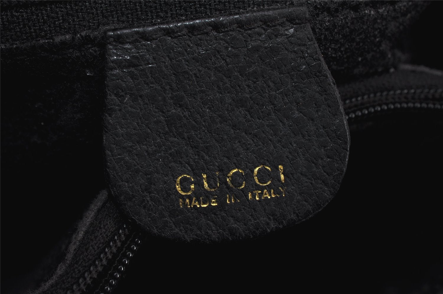 Authentic GUCCI Bamboo 2way Hand Shoulder Bag Leather Black Junk 3936K