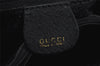 Authentic GUCCI Bamboo 2way Hand Shoulder Bag Leather Black Junk 3936K