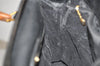 Authentic GUCCI Bamboo 2way Hand Shoulder Bag Leather Black Junk 3936K