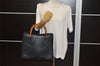 Authentic GUCCI Bamboo 2way Hand Shoulder Bag Leather Black Junk 3936K
