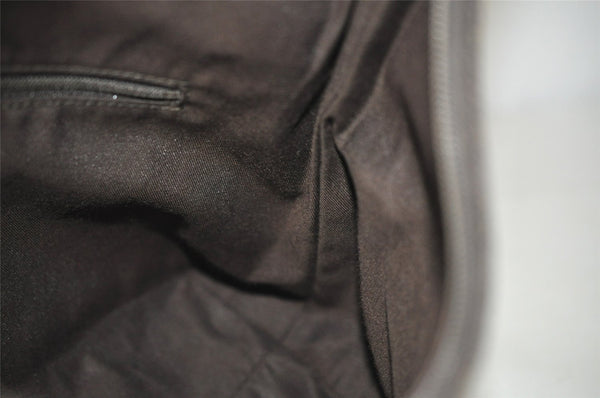 Authentic GUCCI Vintage Shoulder Hand Bag GG Canvas Leather 105649 Brown 3937I