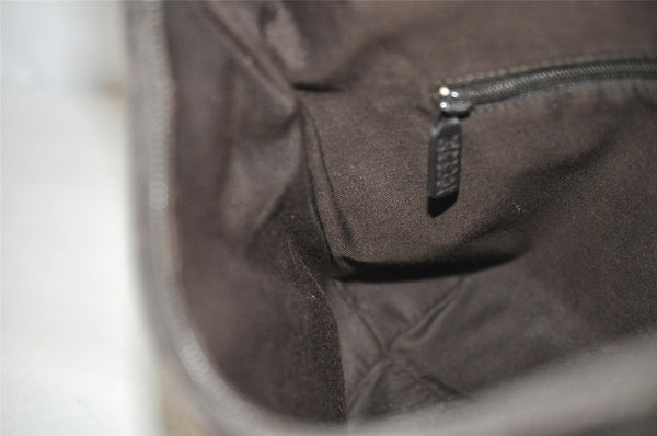 Authentic GUCCI Vintage Shoulder Hand Bag GG Canvas Leather 105649 Brown 3937I