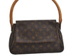 Authentic Louis Vuitton Monogram Mini Looping Shoulder Hand Bag M51147 LV 3937J
