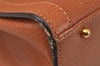 Authentic GUCCI Bamboo 2way Hand Shoulder Bag Leather Brown Junk 3937K