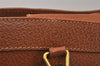 Authentic GUCCI Bamboo 2way Hand Shoulder Bag Leather Brown Junk 3937K