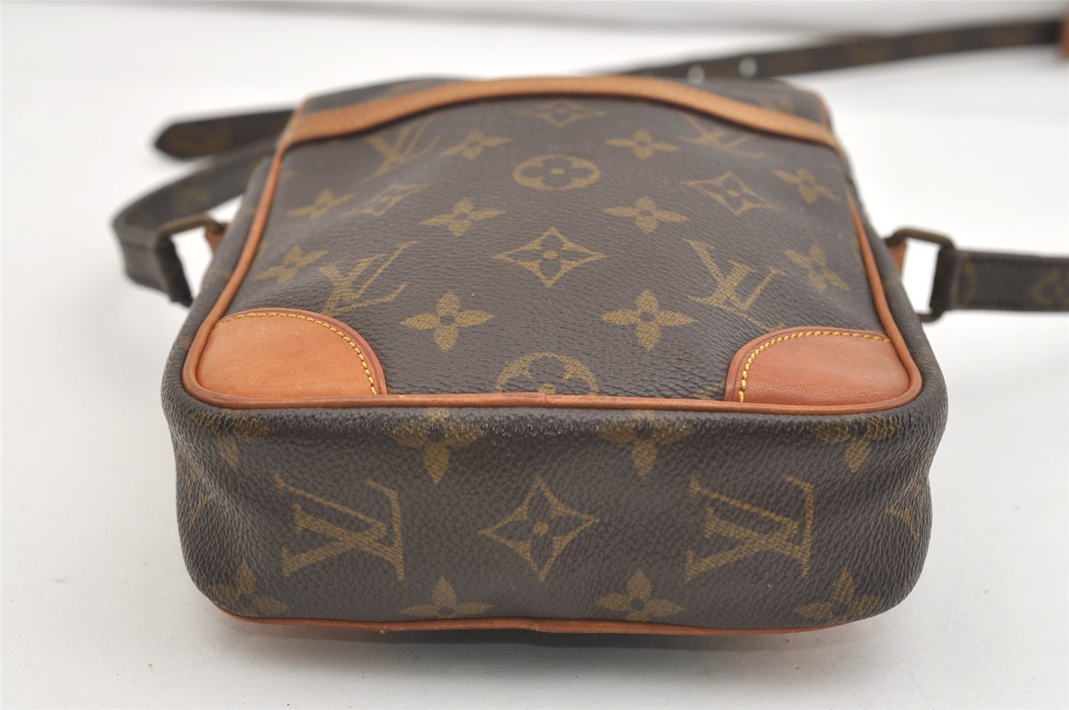 Authentic Louis Vuitton Monogram Danube Shoulder Cross Body Bag M45266 LV 3938J