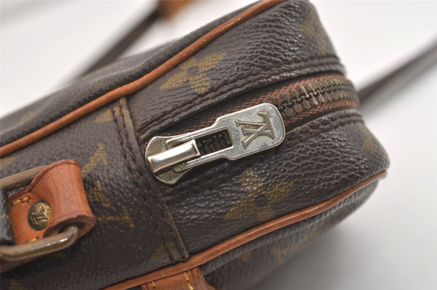 Authentic Louis Vuitton Monogram Danube Shoulder Cross Body Bag M45266 LV 3938J