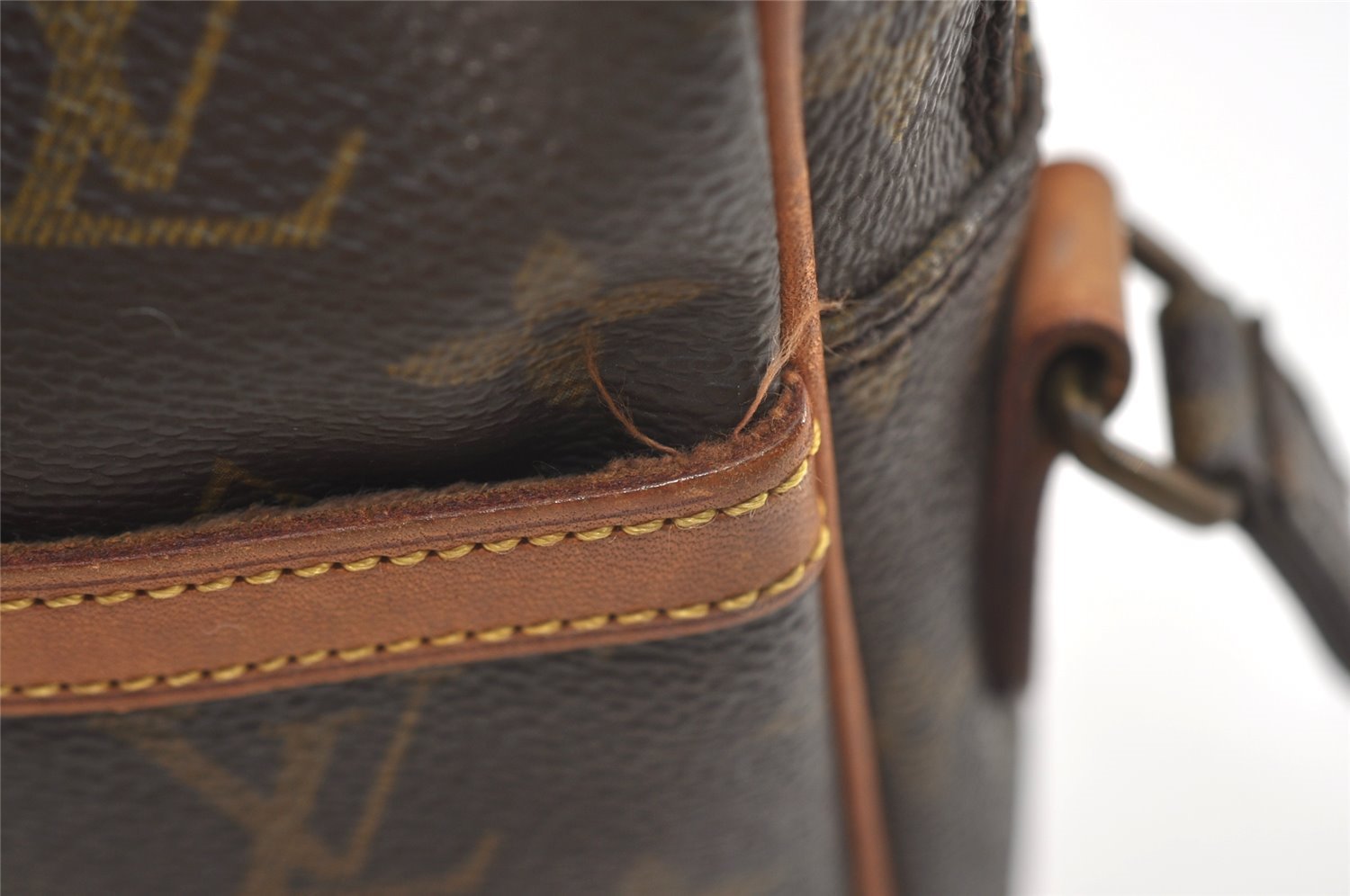 Authentic Louis Vuitton Monogram Danube Shoulder Cross Body Bag M45266 LV 3938J