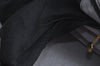 Authentic GUCCI Vintage Bamboo Shoulder Hand Bag Leather Black 3938K