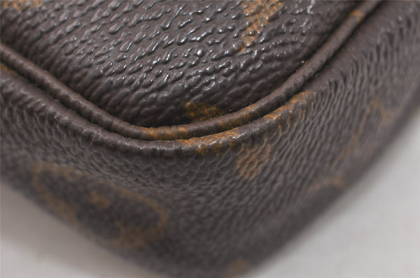 Authentic Louis Vuitton Monogram Pochette Accessoires Pouch M51980 LV 3939K