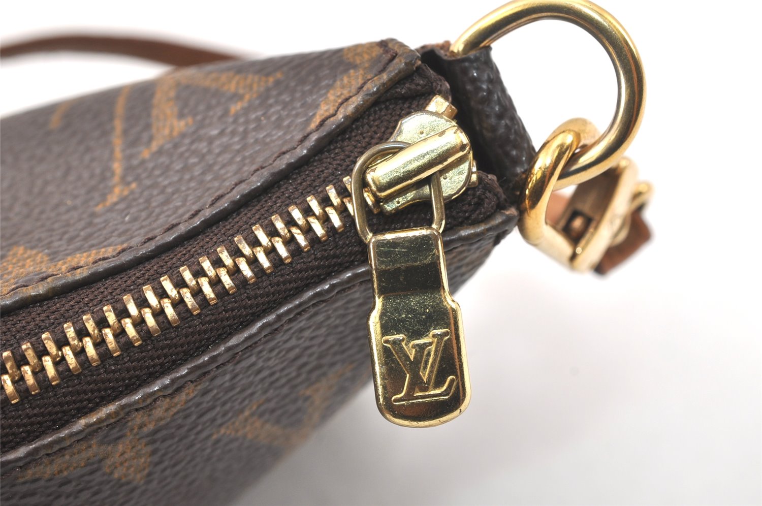 Authentic Louis Vuitton Monogram Pochette Accessoires Pouch M51980 LV 3939K