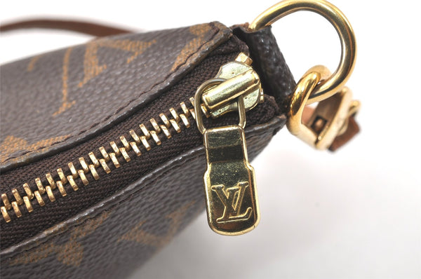 Authentic Louis Vuitton Monogram Pochette Accessoires Pouch M51980 LV 3939K