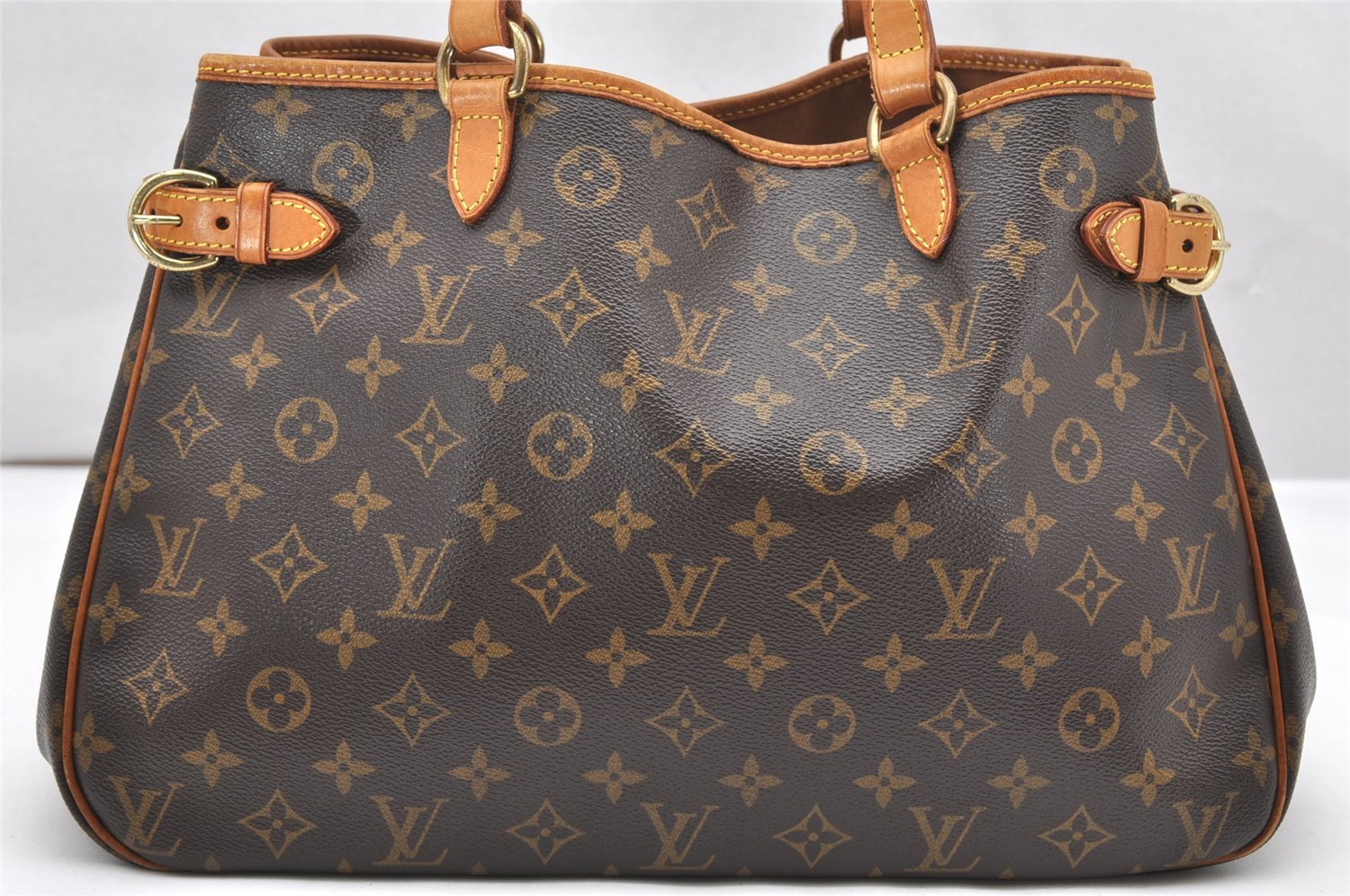 Authentic Louis Vuitton Monogram Batignolles Horizontal Tote Bag M51154 LV 3940K