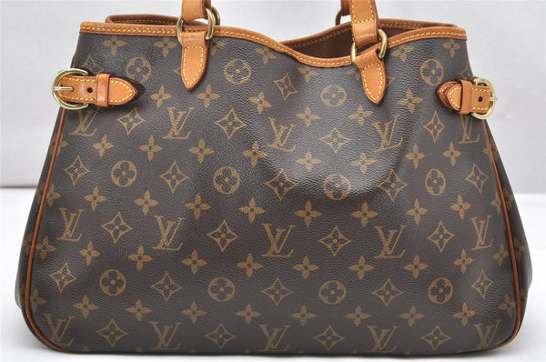 Authentic Louis Vuitton Monogram Batignolles Horizontal Tote Bag M51154 LV 3940K