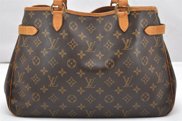 Authentic Louis Vuitton Monogram Batignolles Horizontal Tote Bag M51154 LV 3940K