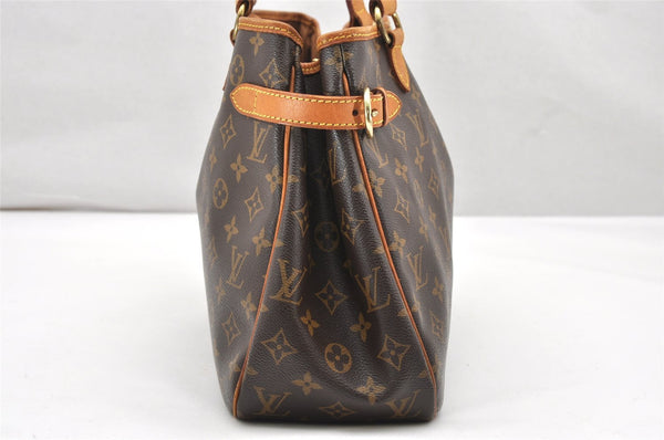 Authentic Louis Vuitton Monogram Batignolles Horizontal Tote Bag M51154 LV 3940K