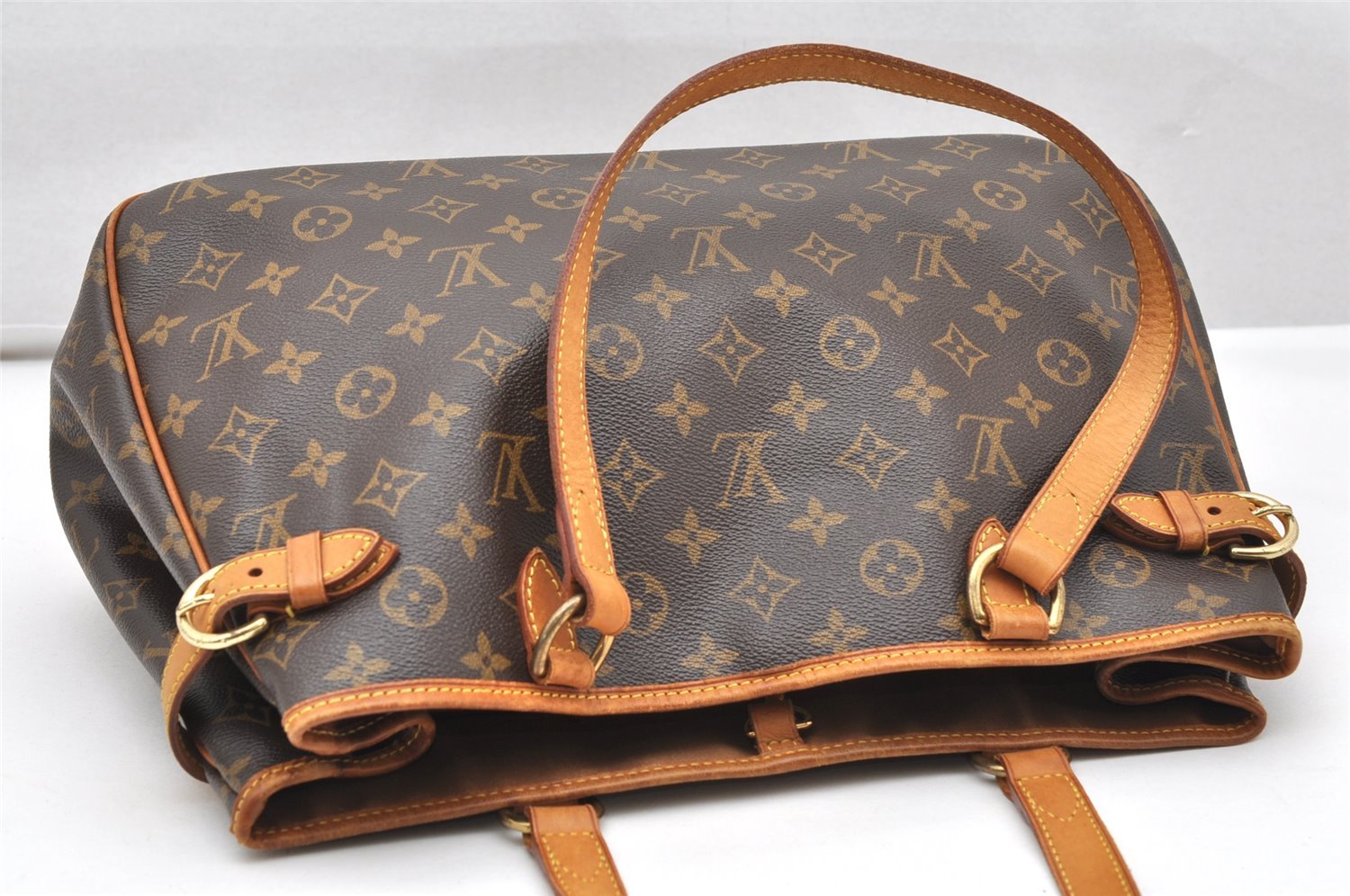 Authentic Louis Vuitton Monogram Batignolles Horizontal Tote Bag M51154 LV 3940K