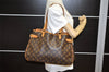Authentic Louis Vuitton Monogram Batignolles Horizontal Tote Bag M51154 LV 3940K