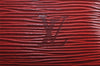 Authentic Louis Vuitton Epi Noe Shoulder Drawstring Bag Red M44007 LV 3941J