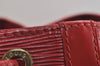 Authentic Louis Vuitton Epi Noe Shoulder Drawstring Bag Red M44007 LV 3941J