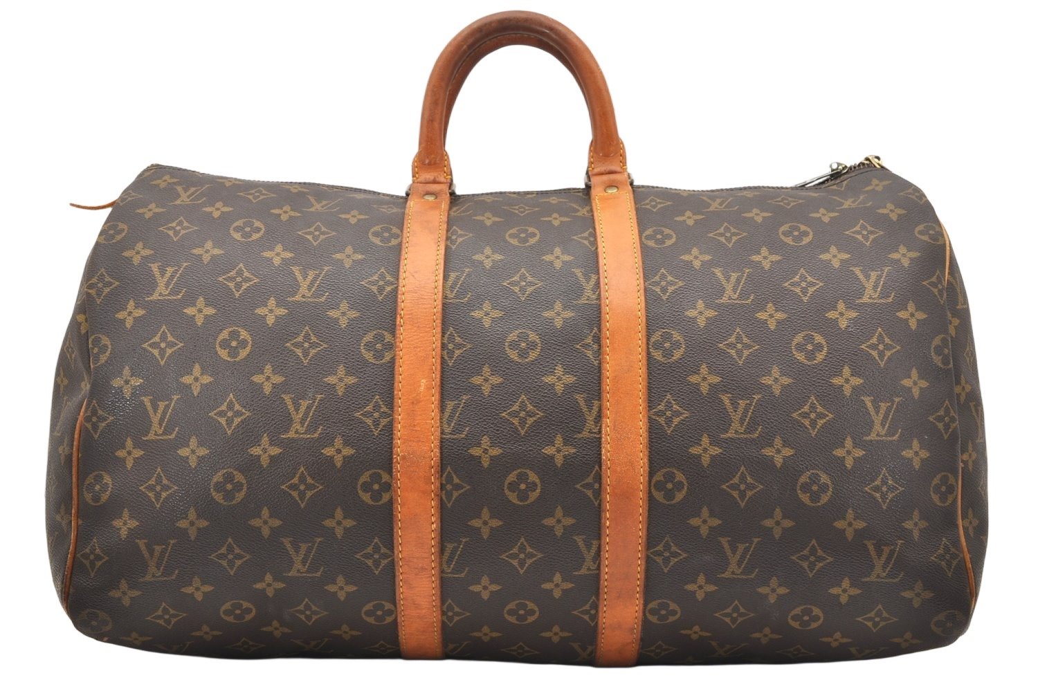 Authentic Louis Vuitton Monogram Keepall 50 Travel Boston Bag M41426 LV 3941K