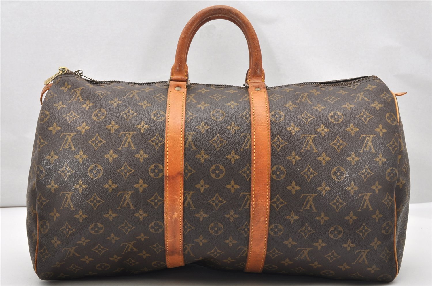 Authentic Louis Vuitton Monogram Keepall 50 Travel Boston Bag M41426 LV 3941K