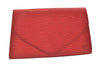 Authentic Louis Vuitton Epi Arts Deco PM Clutch Hand Bag Red M52647 LV 3942J