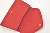 Authentic Louis Vuitton Epi Arts Deco PM Clutch Hand Bag Red M52647 LV 3942J