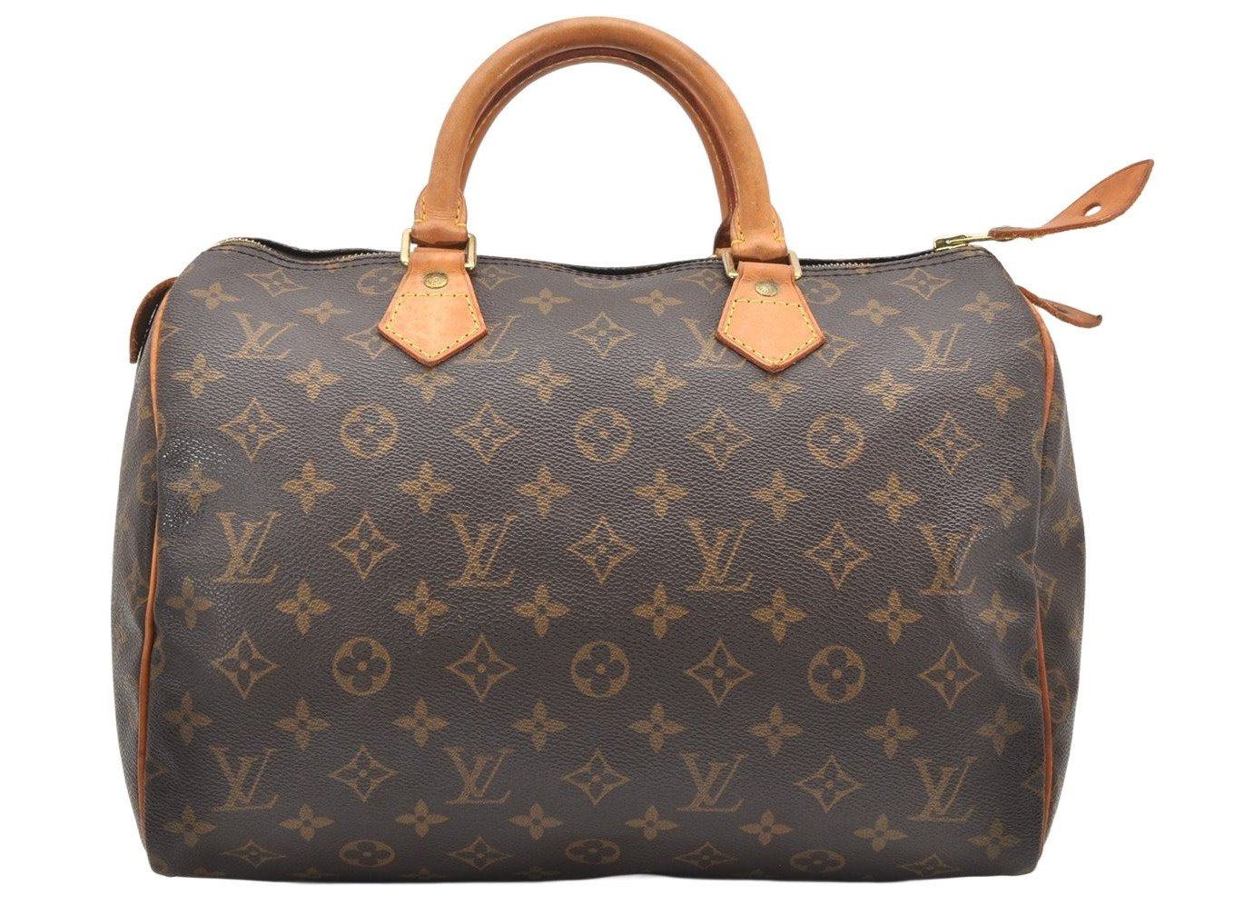 Authentic Louis Vuitton Monogram Speedy 30 Hand Boston Bag M41526 LV 3943K