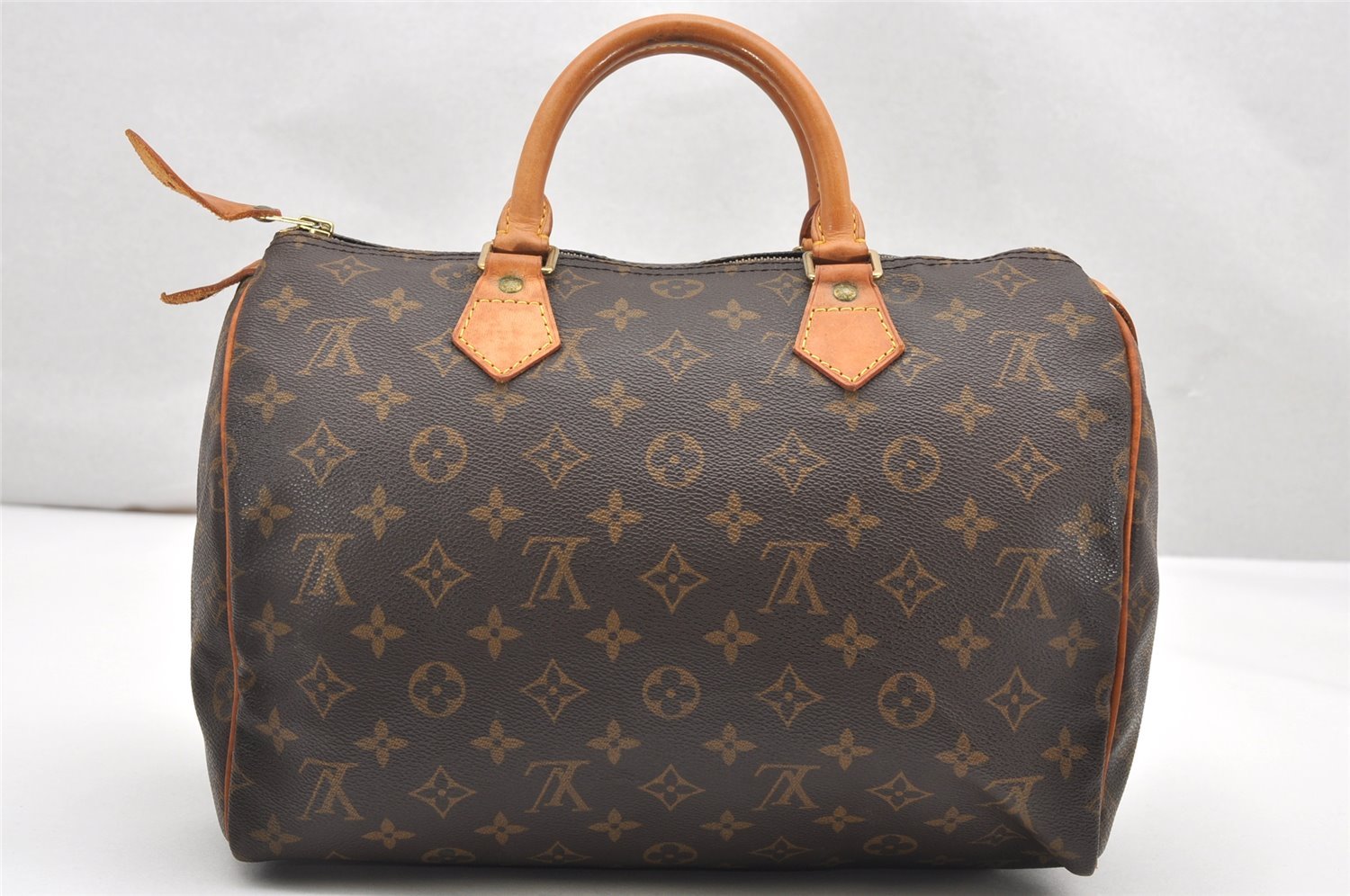 Authentic Louis Vuitton Monogram Speedy 30 Hand Boston Bag M41526 LV 3943K