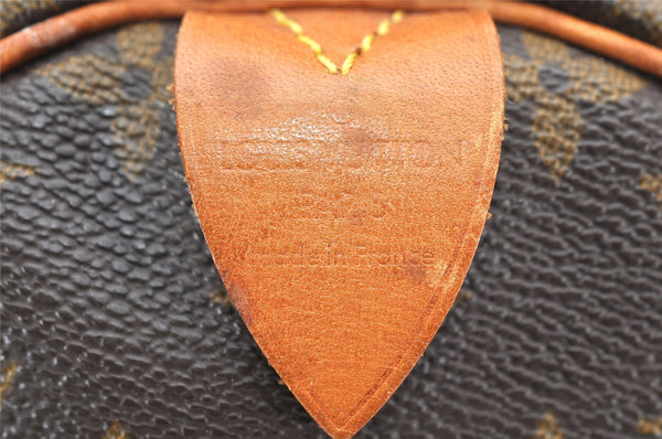 Authentic Louis Vuitton Monogram Speedy 30 Hand Boston Bag M41526 LV 3943K