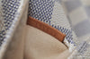 Authentic Louis Vuitton Damier Azur Totally PM Tote Bag White N41280 LV 3944I